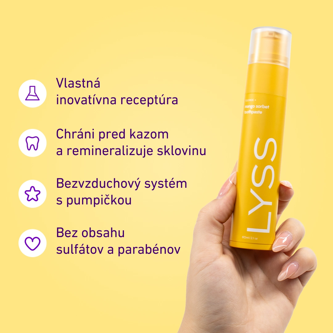 Mango sorbet zubná pasta LYSS