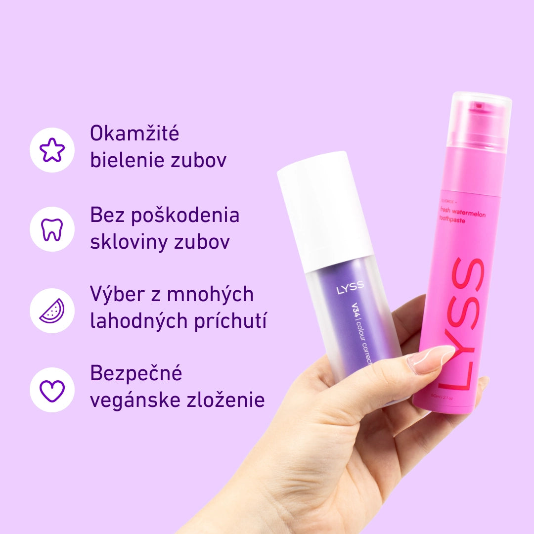 Výhodný balíček pre biely a svieži úsmev