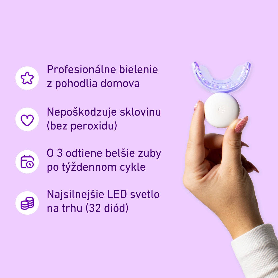 LYSS 405nm sada na bielenie zubov