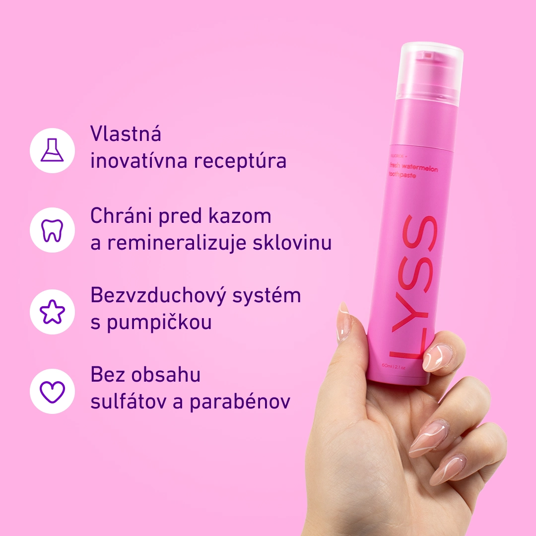 Melónová zubná pasta LYSS